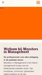 Mobile Screenshot of meestersinmanagement.nl